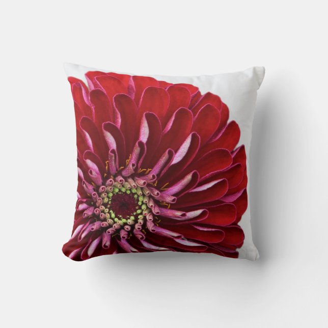 Almohada roja de la flor (Anverso)