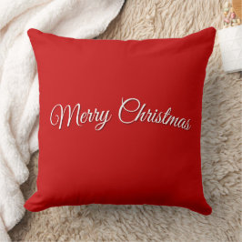 Almohada Roja de Navidad para Lanzar