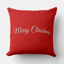 Almohada Roja de Navidad para Lanzar