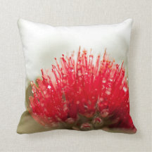 Almohada roja de Ohia Lehua
