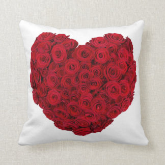 Almohada roja del corazón