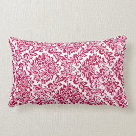 Almohada roja del cuello de Paisly del vintage
