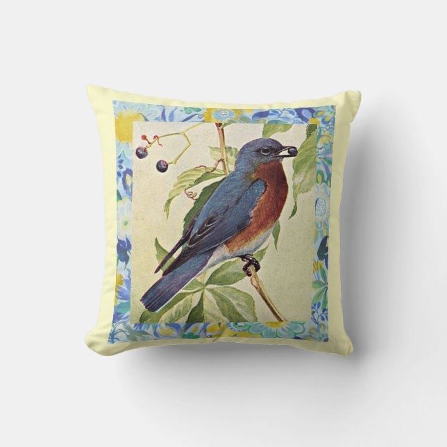 Almohada roja del pecho del petirrojo (Anverso)