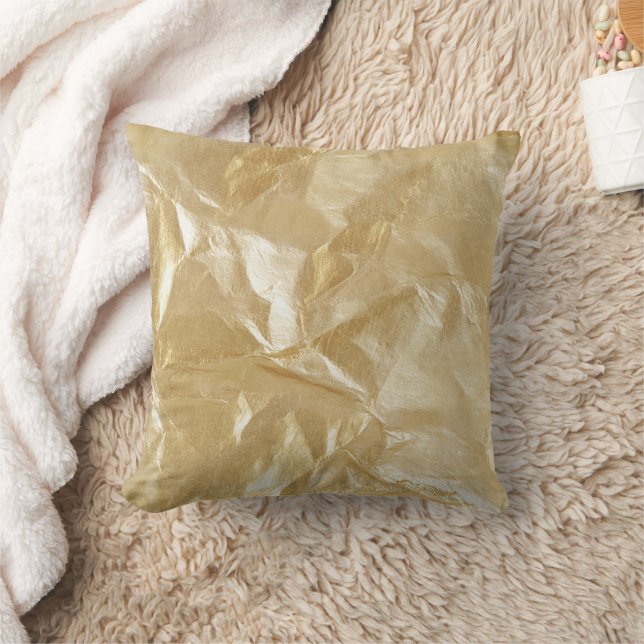 Almohada Roja Glam de Oro (Manta)