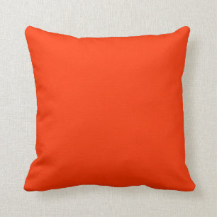 almohada roja naranja