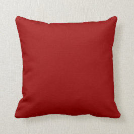 almohada roja oscura