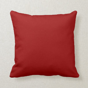 almohada rojo oscuro