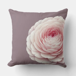 Almohada Romántica Ahumada Floral Malva