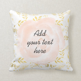 Almohada romántica con el texto completamente