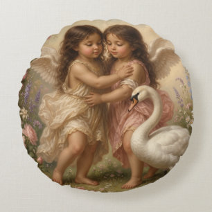 almohada romántica de ángel    decoración de guard