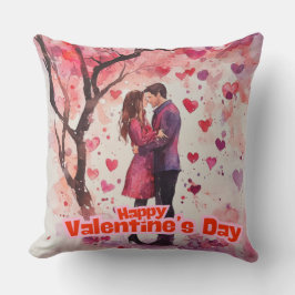 Almohada Romántica de Día de San Valentín – Pareja