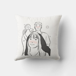 Almohada romántica de pareja de anime - regalo de
