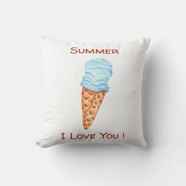 Almohada Romántica Helado Te Amo