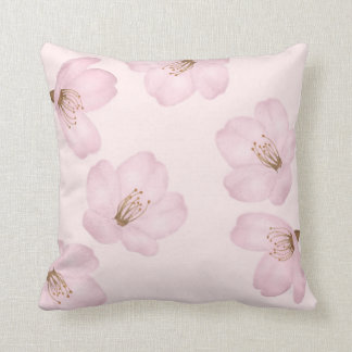 Almohada rosa clara de Sakura de la flor de cerezo