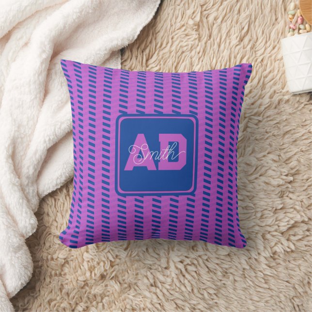 Almohada Rosa de Boda Romántica Chic (Manta)