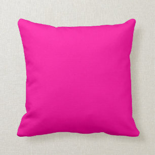 almohada rosa de color sólido