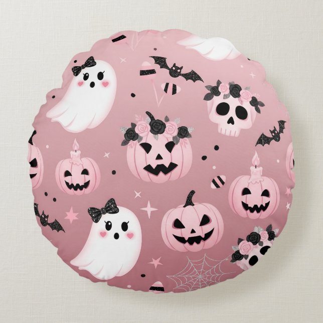 Almohada rosa espeluznante (Anverso)