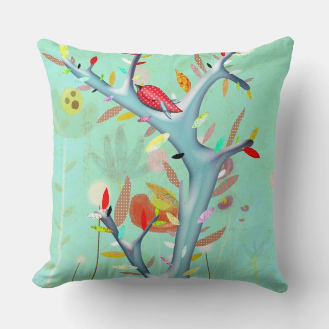 Almohada Rosa Lindo Flores (Anverso)