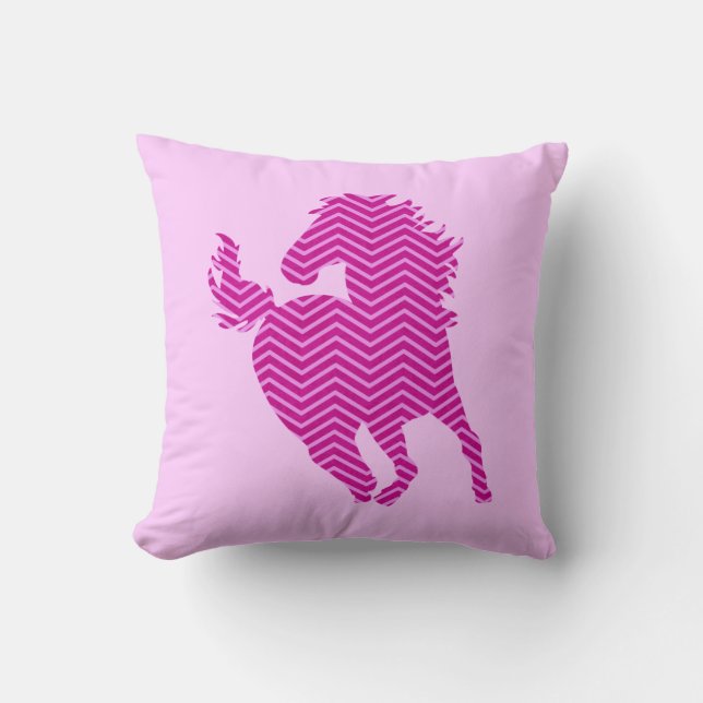 Almohada rosa para caballos (Anverso)