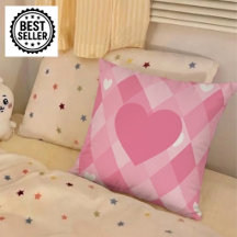 almohada rosa para ella