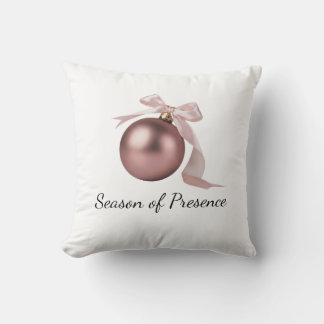Almohada Rosa Polvoriento | Decoración navideña