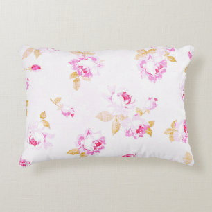Almohada rosa rosada de Shabby Chic