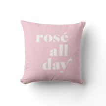 Almohada rosa Rosé All Day