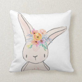 Almohada rosada caprichosa del cuarto de niños del