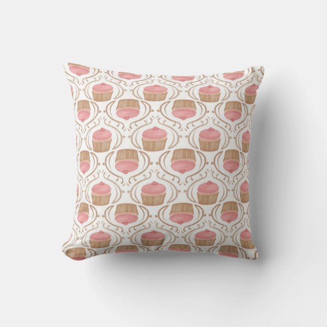 Almohada rosada de la magdalena de Champán de la (Anverso)