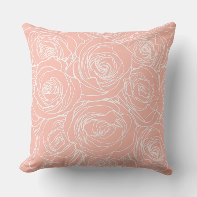 Almohada rosada de los rosas de Rubor (Anverso)