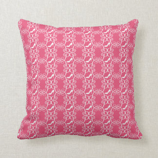 Almohada rosada de los tacones altos