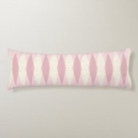 Almohada rosada moderna del cuerpo de Argyle de