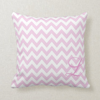 Almohada rosada y blanca del cuarto de niños del