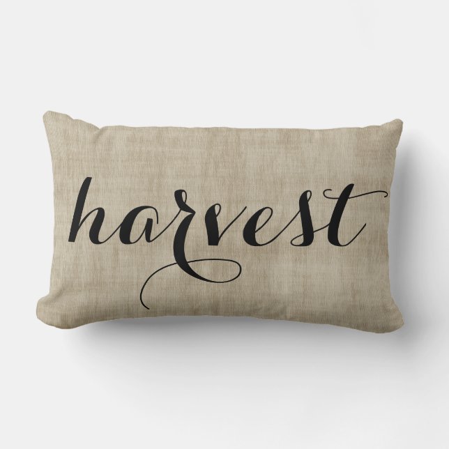 Almohada rústica de la mirada de la arpillera de (Anverso)