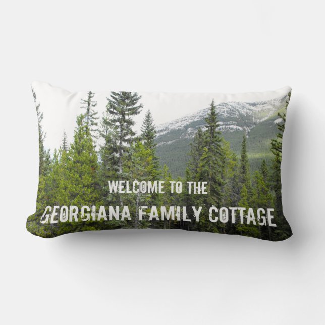 Almohada rústica de la recepción de la cabaña del (Anverso)