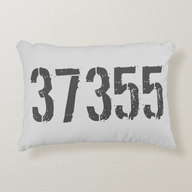 Almohada rústica gris modificada para requisitos (Anverso)