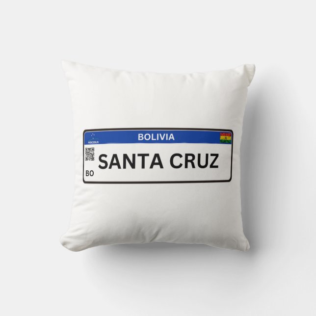 Almohada Santa Cruz Mercosur (Anverso)