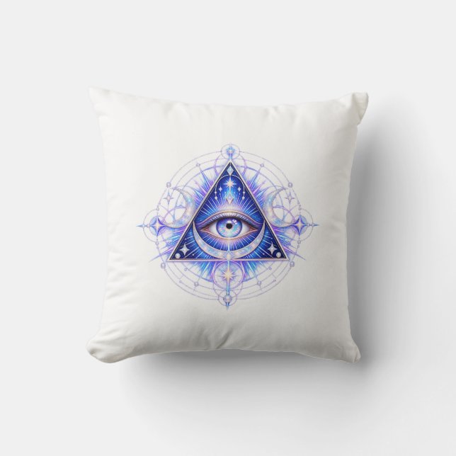 Almohada Sapphire Celestial Eye (Anverso)