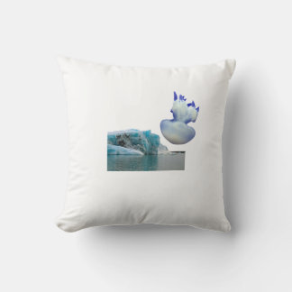 Almohada Serenidad Ártica – Iceberg y Medusa