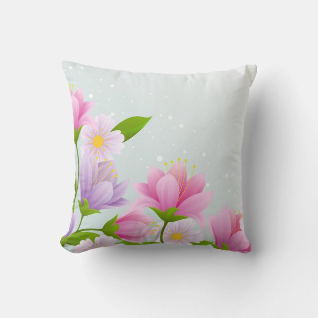 Almohada Serenidad Flor de Primavera (“Soft petals, sweet dreams.”)