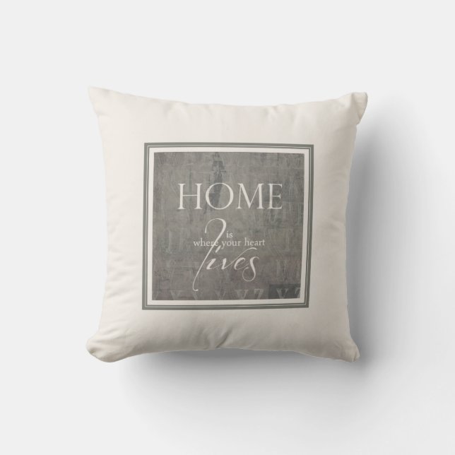 Almohada serie “sweet home " (Anverso)