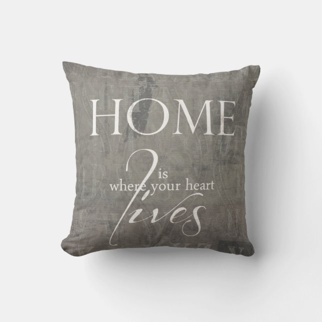 Almohada serie “sweet home " (Anverso)