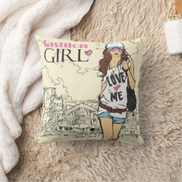 Almohada Sexy Chica de Moda