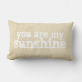 almohada shabby chic usted es mi cita del sol