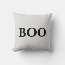 Almohada Simple de Halloween Boo