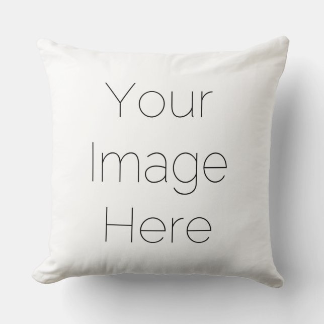 Almohada simple personalizada con foto (Anverso)