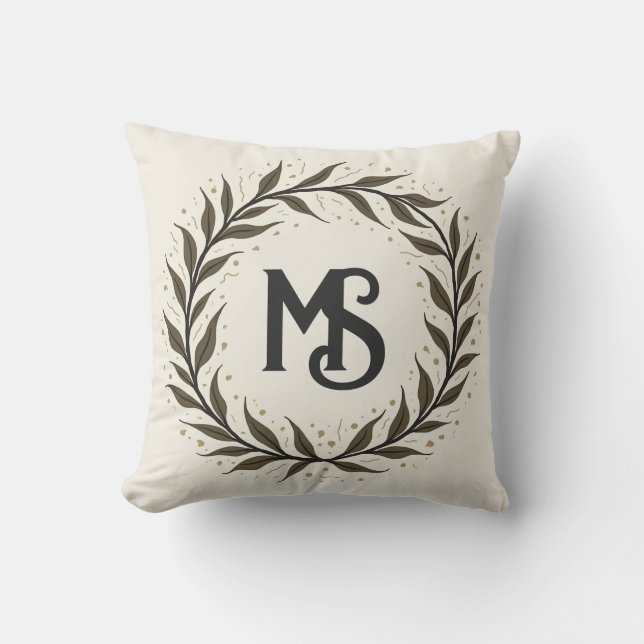 Almohada simple y moderna (Anverso)