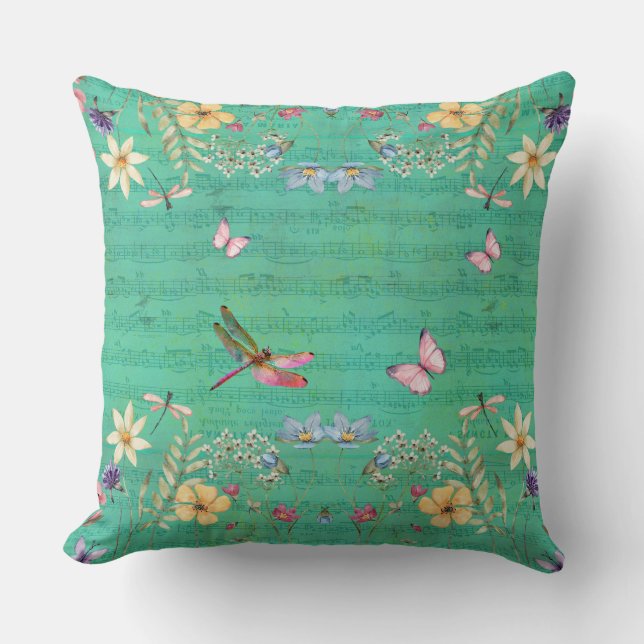 Almohada Sinfonía de Libélula  (Anverso)