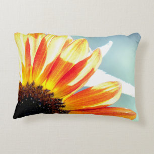 Almohada soleada del acento del girasol