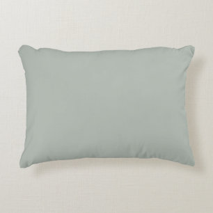 Almohada sólida del acento de los gris plateados